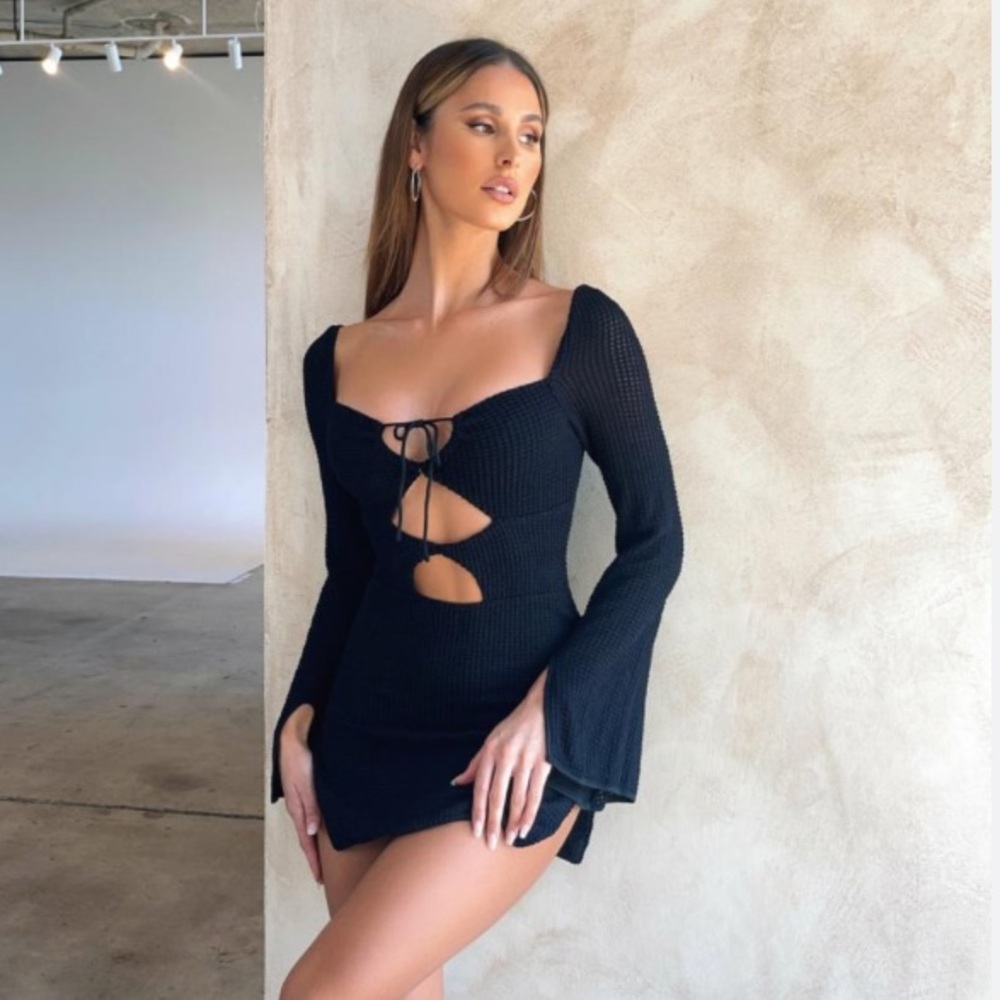 NWT Outcast April mini dress in black
